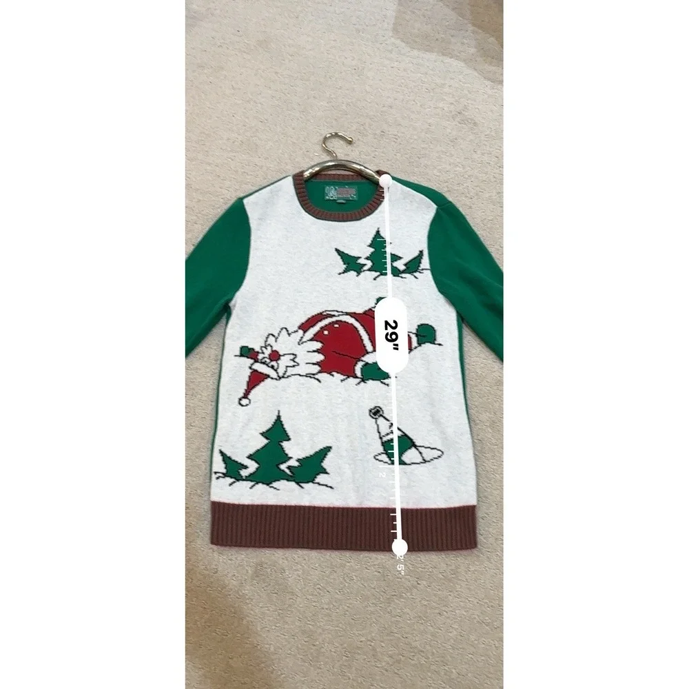 ugly christmas sweater Santa‎ Size M